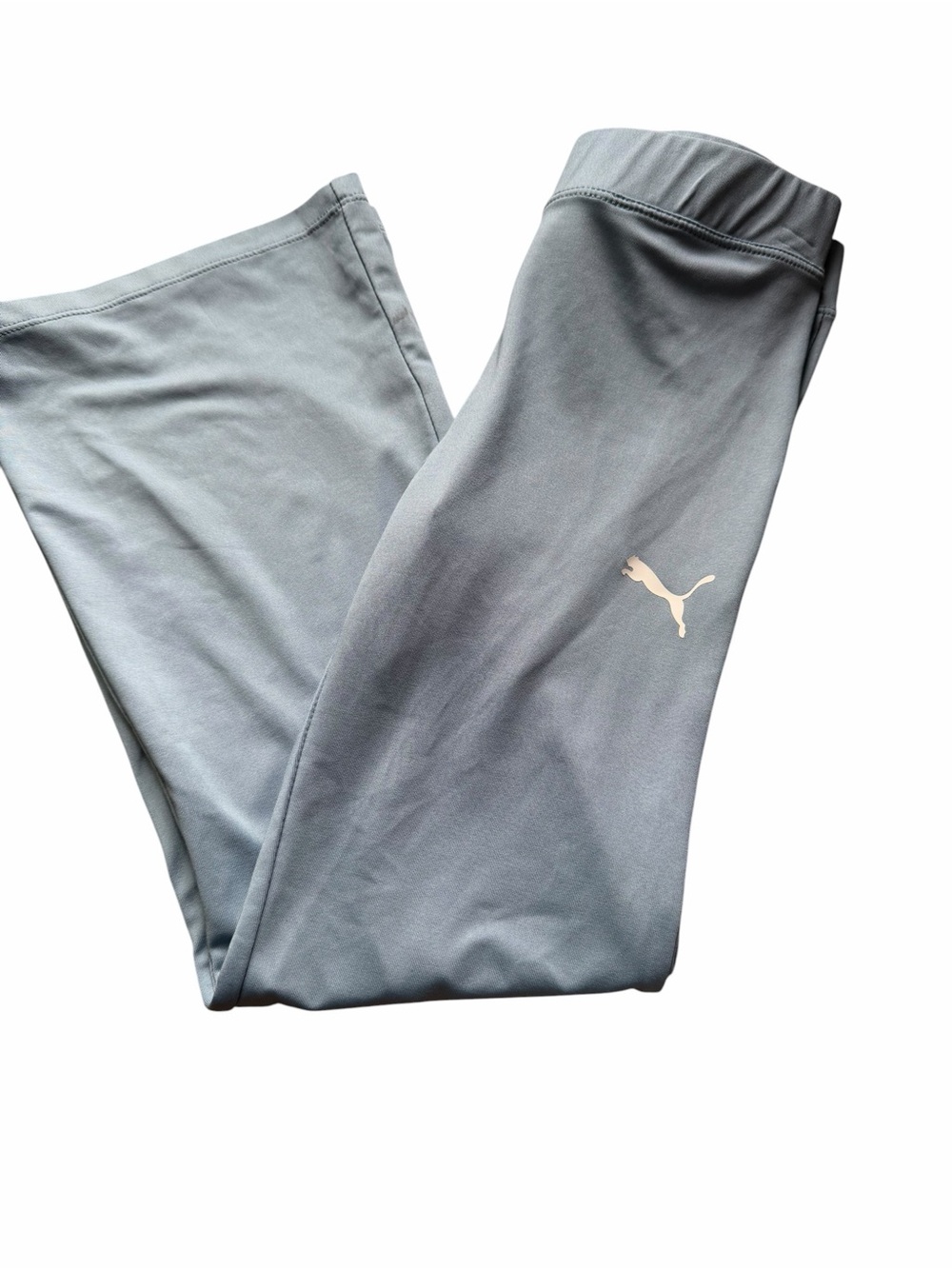 Puma Girls' White Floral Logo Tee and leggings - Picture 3 of 3
